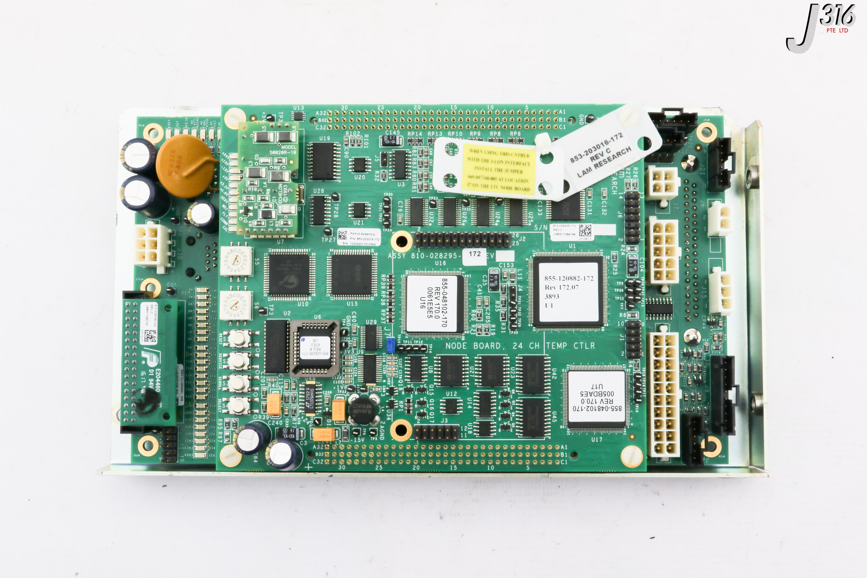 ボタン 33529 LAM RESEARCH PCB ASSY, 24 CH TEMP CTL, 810-028296-171 853